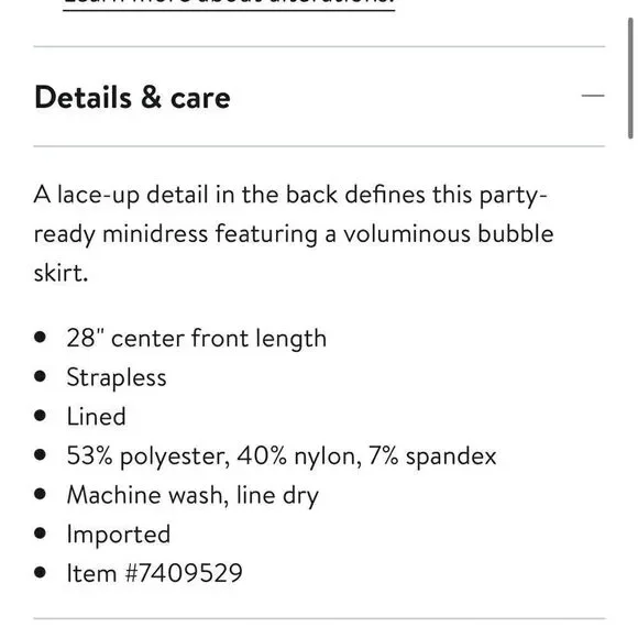 NEW Socialite Strapless Lace Up Cocktail Minidress Women Size XS - Picture 4 of 15